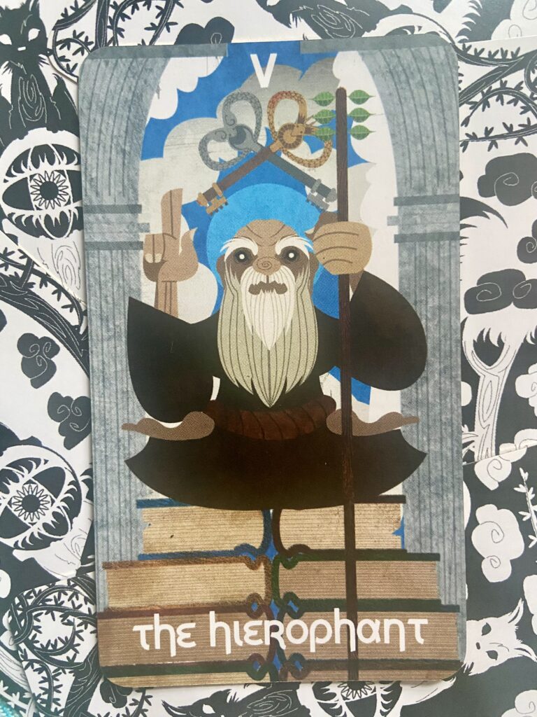 The Hierophant from the Ellis DecK