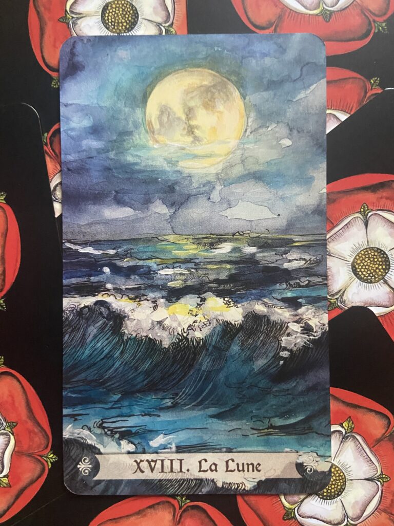The Moon from le Tarot Arthurien